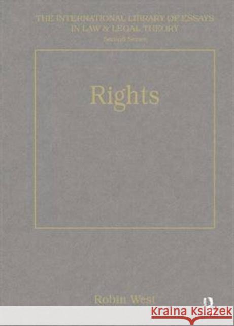 Rights Robin West   9780754620303 Ashgate Publishing Limited - książka