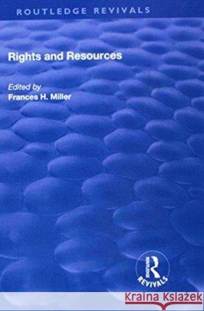 Rights and Resources  9781138718999  - książka