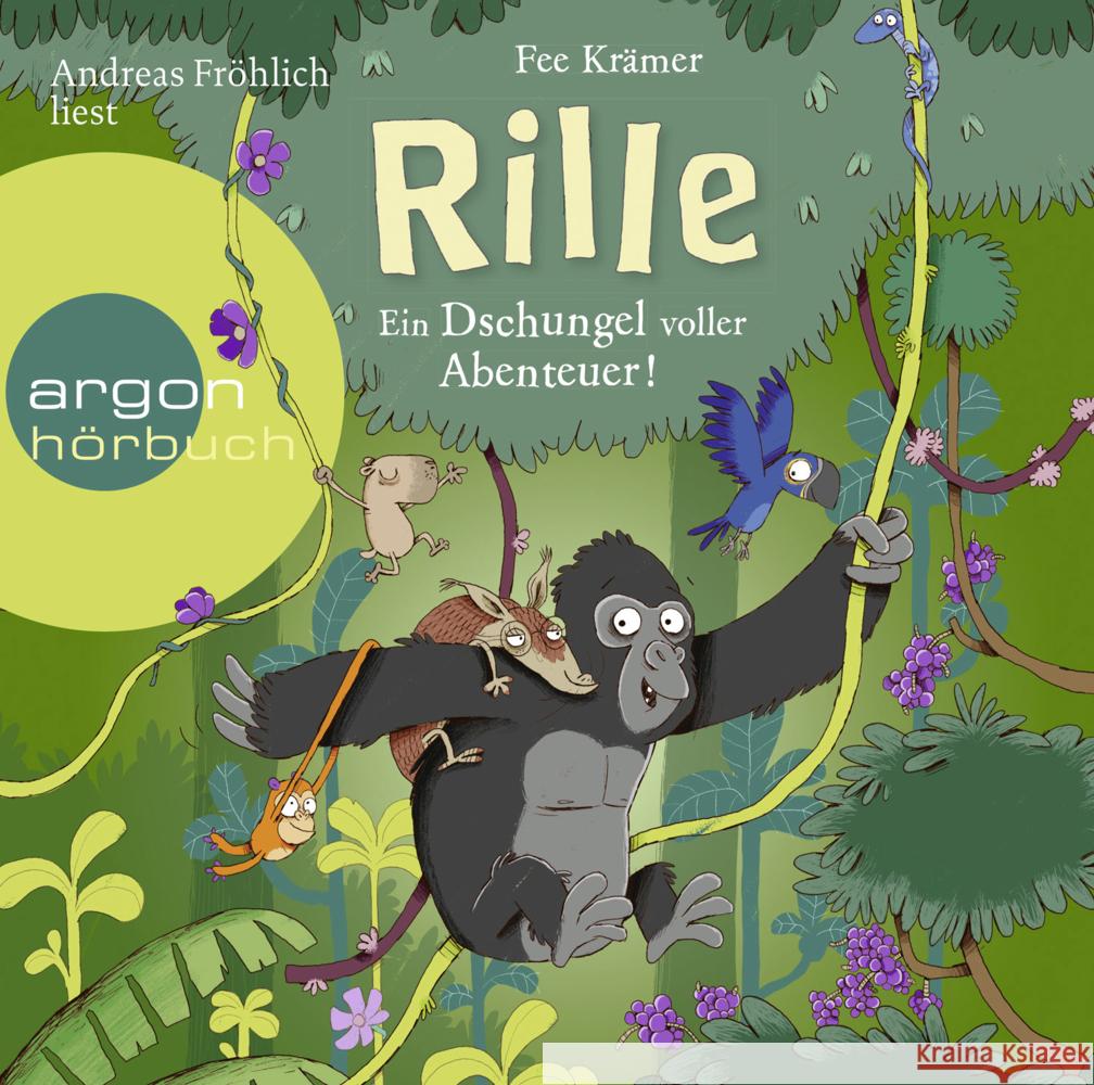 Rille - Ein Dschungel voller Abenteuer!, 2 Audio-CD Krämer, Fee 9783839842331 Argon Verlag - książka