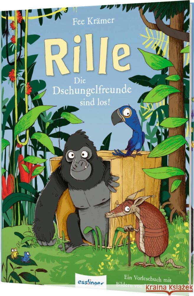 Rille: Die Dschungelfreunde sind los! : Ein Vorlesebuch Krämer, Fee 9783480235704 Esslinger in der Thienemann-Esslinger Verlag  - książka