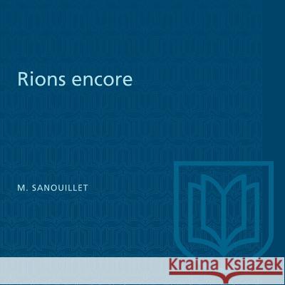Rions encore Michel Sanouillet 9781487582418 University of Toronto Press - książka