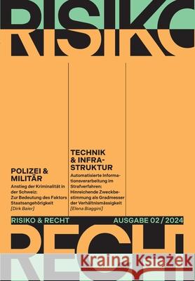 Risiko & Recht 02/2024 Tilmann Altwicker Goran Seferovic Franziska Sprecher 9783038057055 Tredition Gmbh - książka