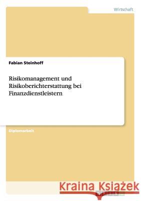 Risikomanagement und Risikoberichterstattung bei Finanzdienstleistern Steinhoff, Fabian 9783640377749 Grin Verlag - książka