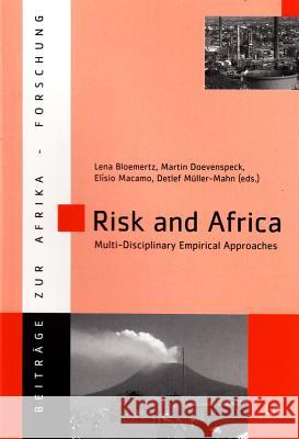 Risk and Africa: Multi-Disciplinary Empirical Approaches  9783643901576 LIT Verlag - książka