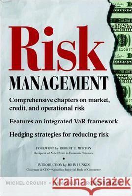 Risk Management Michel Crouhy 9780071357319  - książka