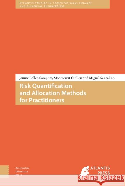 Risk Quantification and Allocation Methods for Practitioners Jaume Belles-Sampers Montserrat Guillen Miguel Santolino 9789462984059 Amsterdam University Press - książka