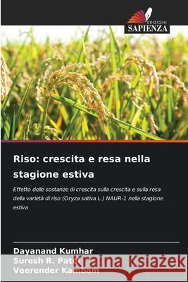 Riso: crescita e resa nella stagione estiva Kumhar, Dayanand, R. Patel, Suresh, Kambam, Veerender 9786209297250 Edizioni Sapienza - książka