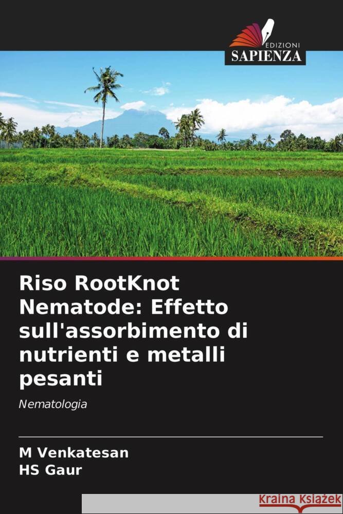 Riso RootKnot Nematode: Effetto sull'assorbimento di nutrienti e metalli pesanti Venkatesan, M, Gaur, HS 9786203473773 Edizioni Sapienza - książka