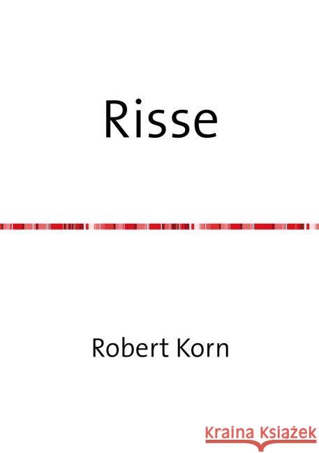 Risse : Gedichte Korn, Robert 9783745099959 epubli - książka