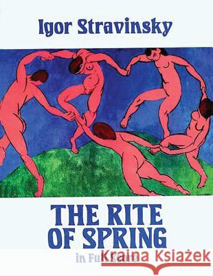 Rite of Spring in Full Score STRAVINSKY 9780486258577 Dover Publications Inc. - książka