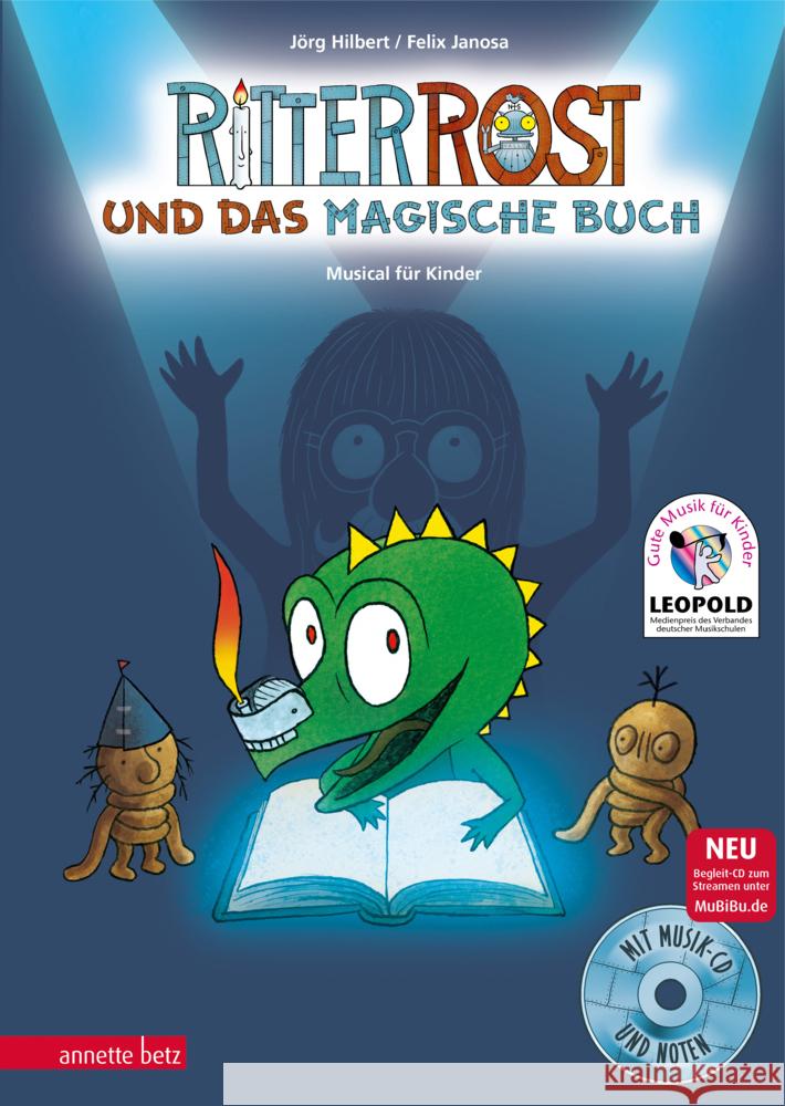 Ritter Rost und das magische Buch, m. Audio-CD Hilbert, Jörg; Janosa, Felix 9783219118926 Betz, Wien - książka