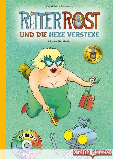 Ritter Rost und die Hexe Verstexe, m. Audio-CD : Musical für Kinder Hilbert, Jörg 9783219118322 Betz, Wien - książka