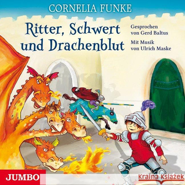 Ritter, Schwert und Drachenblut, Audio-CD Funke, Cornelia 9783833730689 Jumbo Neue Medien - książka