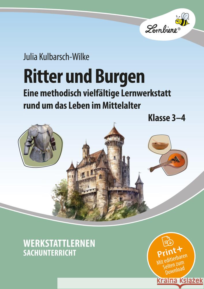 Ritter und Burgen Kulbarsch-Wilke, Julia 9783746810850 Lernbiene Verlag - książka