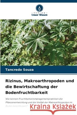 Rizinus, Makroarthropoden und die Bewirtschaftung der Bodenfruchtbarkeit Tancredo Souza 9786209419461 Verlag Unser Wissen - książka