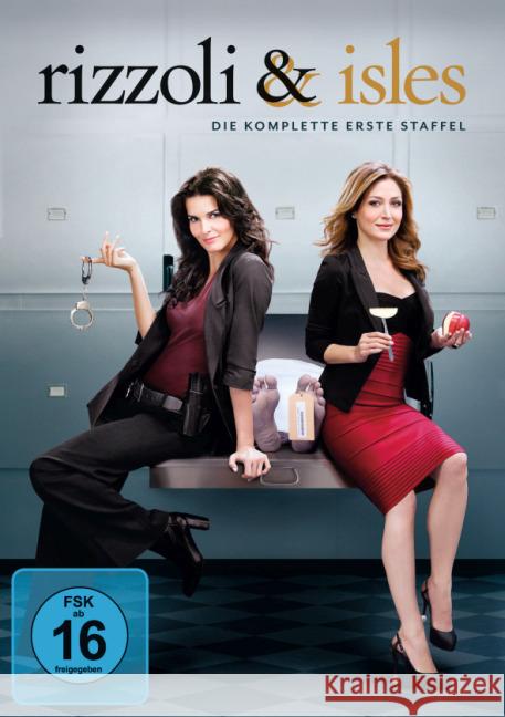 Rizzoli & Isles. Staffel.1, 3 DVDs : Für Hörgeschädigte geeignet  5051890103086 Warner Bros. Entertainment - książka