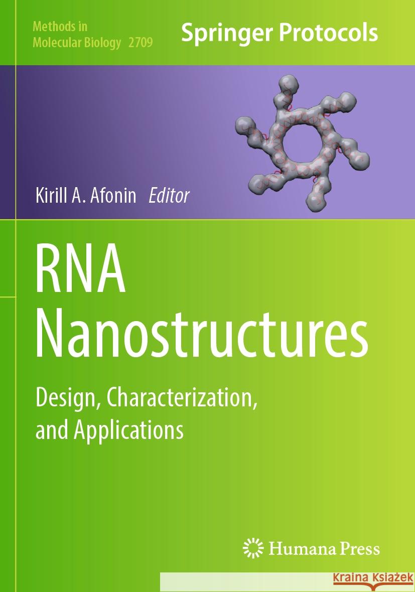 RNA Nanostructures  9781071634196 Springer US - książka