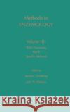 RNA Processing Part B: Specific Methods Volume 181 Simon, Melvin I. 9780121820824 Academic Press