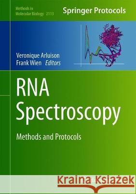 RNA Spectroscopy: Methods and Protocols Arluison, Véronique 9781071602775 Humana - książka
