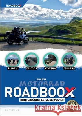 ROADBOOX Motorrad 2-Wochenplaner: Planen-Erleben-Bewerten-Erinnern Edgar Joerg 9783347166394 Tredition Gmbh - książka