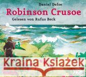 Robinson Crusoe, 4 Audio-CDs : Gekürzte Lesung Defoe, Daniel 9783867428033 Silberfisch - książka