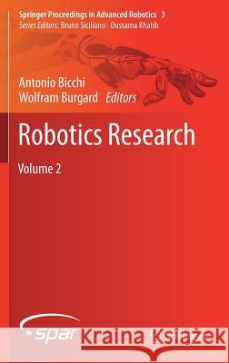 Robotics Research: Volume 2 Bicchi, Antonio 9783319609157 Springer - książka