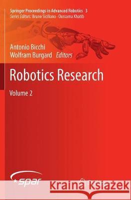 Robotics Research: Volume 2 Bicchi, Antonio 9783319869599 Springer - książka