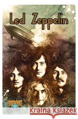 Rock and Roll Comics: Led Zeppelin Spike Steffenhagen Scott Pentzer 9781955712019 Tidalwave Productions - książka