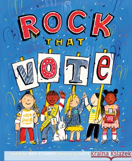 Rock That Vote Meg Fleming Lucy Ruth Cummins 9780593108352 Dial Books - książka