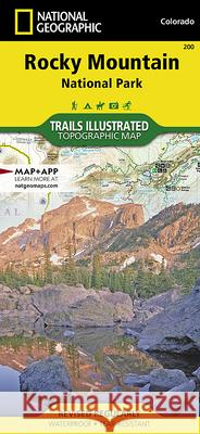 Rocky Mountain National Park Map National Geographic Maps 9781566953429 NATIONAL GEOGRAPHIC - książka