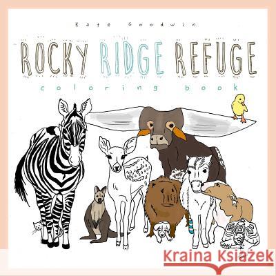 Rocky Ridge Refuge Coloring Book Kate Goodwin Jasmine Cabanaw  9780993939174 Green Bamboo Publishing - książka