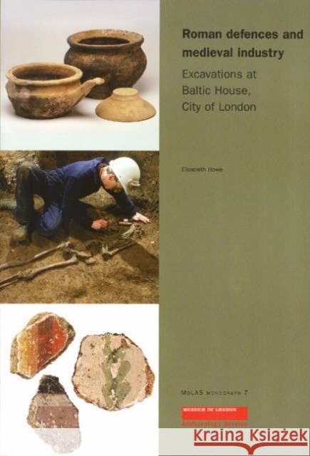Roman Defences and Medieval Industry: Excavations at Baltic House, City of London Howe, Elizabeth 9781901992175 Museum of London Archaeological Service - książka