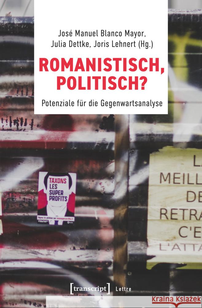 Romanistisch, politisch?  9783837671827 transcript - książka