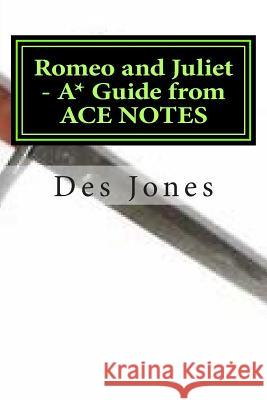 Romeo and Juliet. A* Guide from ACE NOTES Jones, Des 9781501065231 Createspace - książka
