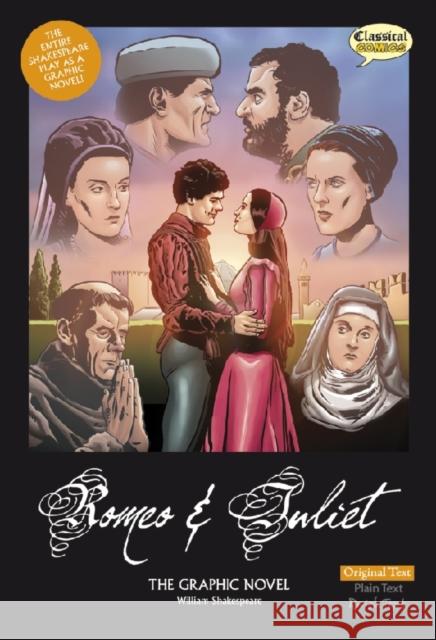 Romeo and Juliet The Graphic Novel: Original Text William Shakespeare 9781906332198 Classical Comics - książka