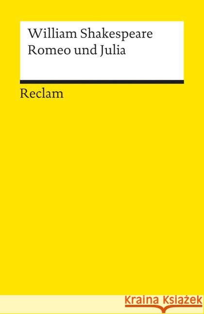 Romeo und Julia : Tragödie Shakespeare, William   9783150000052 Reclam, Ditzingen - książka