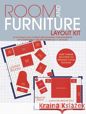 Room and Furniture Layout Kit Muncie Hendler Hendler 9780486242132 Dover Publications - książka