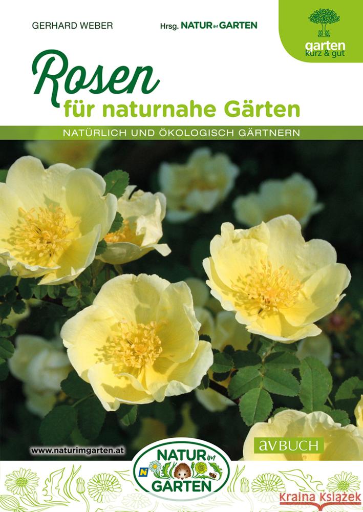 Rosen für naturnahe Gärten Weber, Gerhard 9783840475832 Cadmos - książka