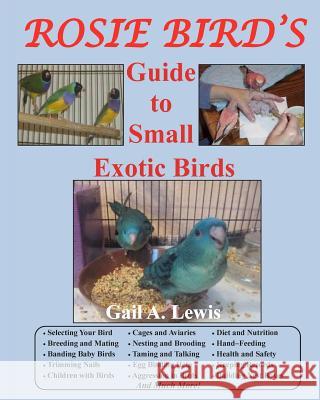Rosie Bird's Guide to Small Exotic Birds: Bird Care Extraordinaire Gail a. Lewis 9781986763486 Createspace Independent Publishing Platform - książka