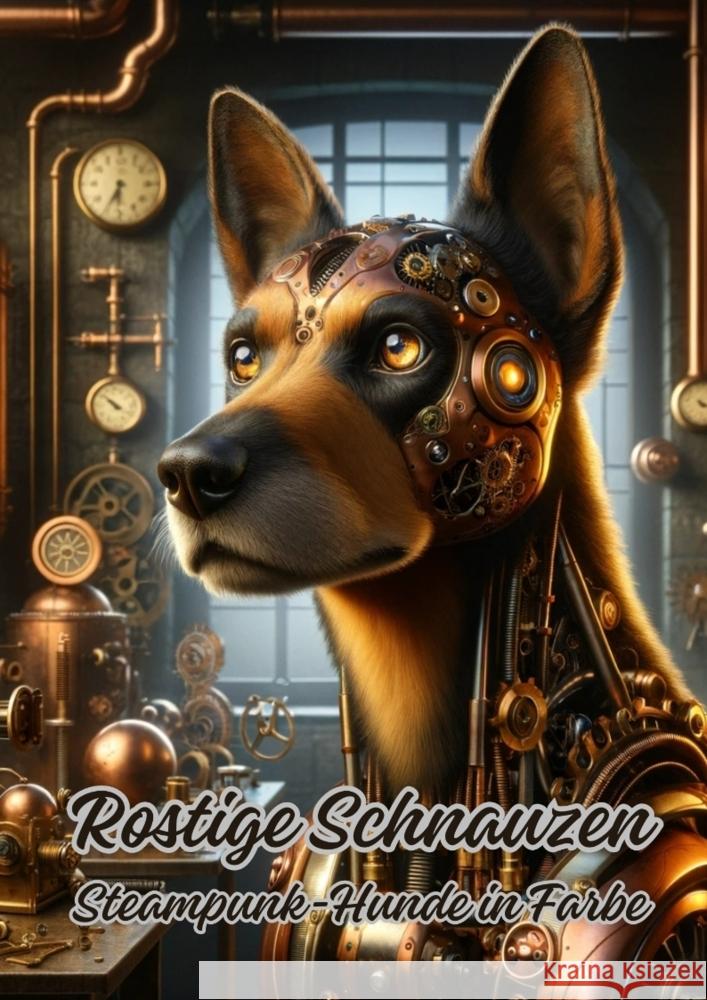 Rostige Schnauzen: Steampunk-Hunde in Farbe Diana Kluge 9783384078933 Tredition Gmbh - książka