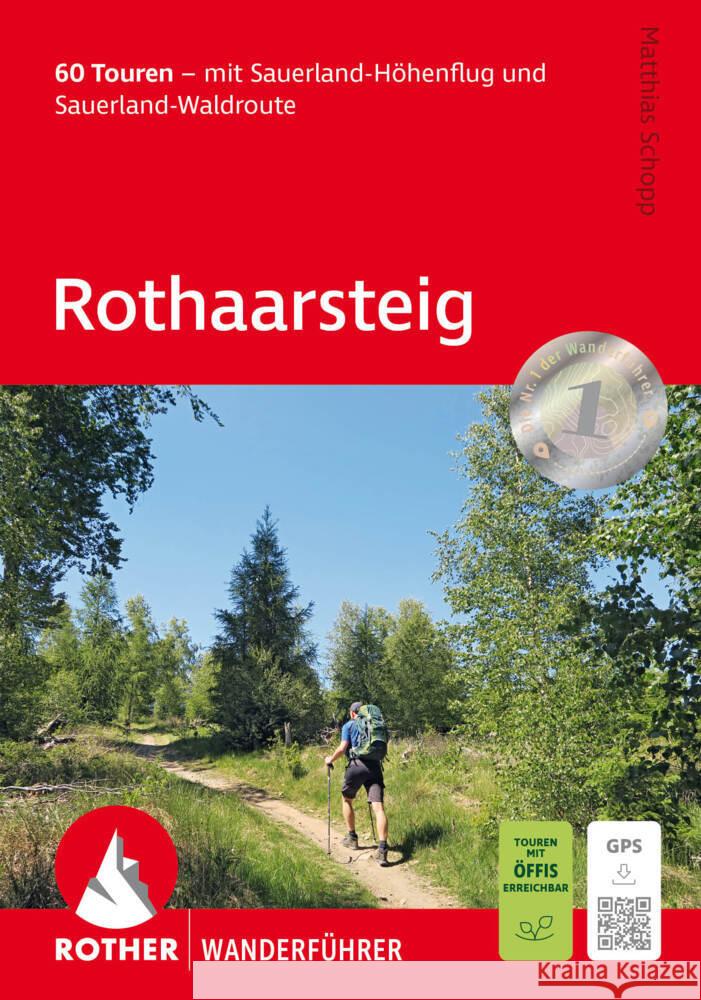 Rothaarsteig Schopp, Matthias 9783763348770 Bergverlag Rother - książka