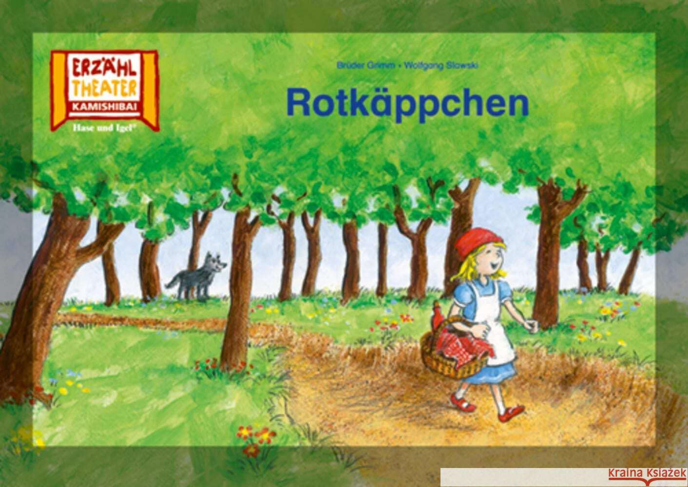 Rotkäppchen / Kamishibai Bildkarten Brüder Grimm, Slawski, Wolfgang 4260505832742 Hase und Igel - książka