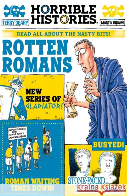 Rotten Romans Terry Deary Martin Brown  9780702307294 Scholastic - książka