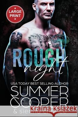 Rough Night: A Motorcycle Club New Adult Romance (Large Print) Summer Cooper 9781917075770 Lovy Books Ltd - książka