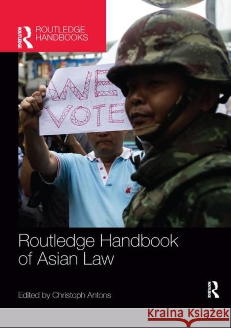 Routledge Handbook of Asian Law Christoph Antons 9780367374952 Routledge - książka