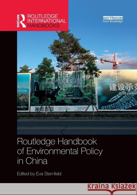 Routledge Handbook of Environmental Policy in China Eva Sternfeld 9780367277093 Routledge - książka