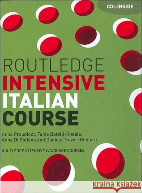 Routledge Intensive Italian Course - audiobook Proudfoot, Anna 9780415240819 Routledge - książka