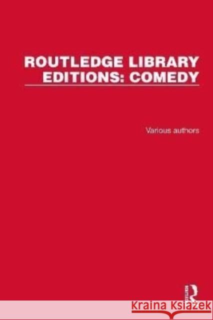 Routledge Library Editions: Comedy Various 9781032209715 Taylor & Francis Ltd - książka