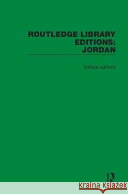 Routledge Library Editions: Jordan Various 9781138629554 Routledge - książka