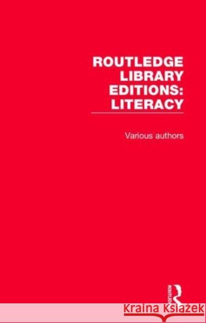 Routledge Library Editions: Literacy Various 9781138559844 Routledge - książka